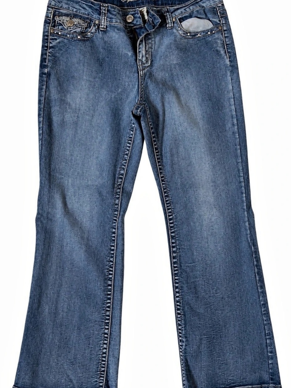 Apollo Petite flare jeans Blue Size 12 P